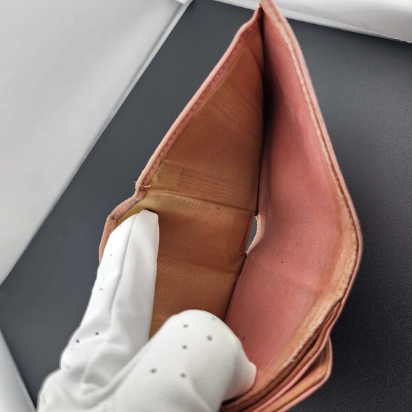 CHANEL Pink Caviar Skin CoCo Mark Bifold Wallet & Coin Purse - Picture 12 of 14